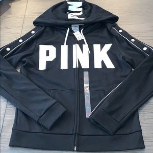 NWT VS PINK FULL ZIP HOODIE